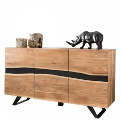 Loft Style Sideboard Draguno aus Akazie massiv