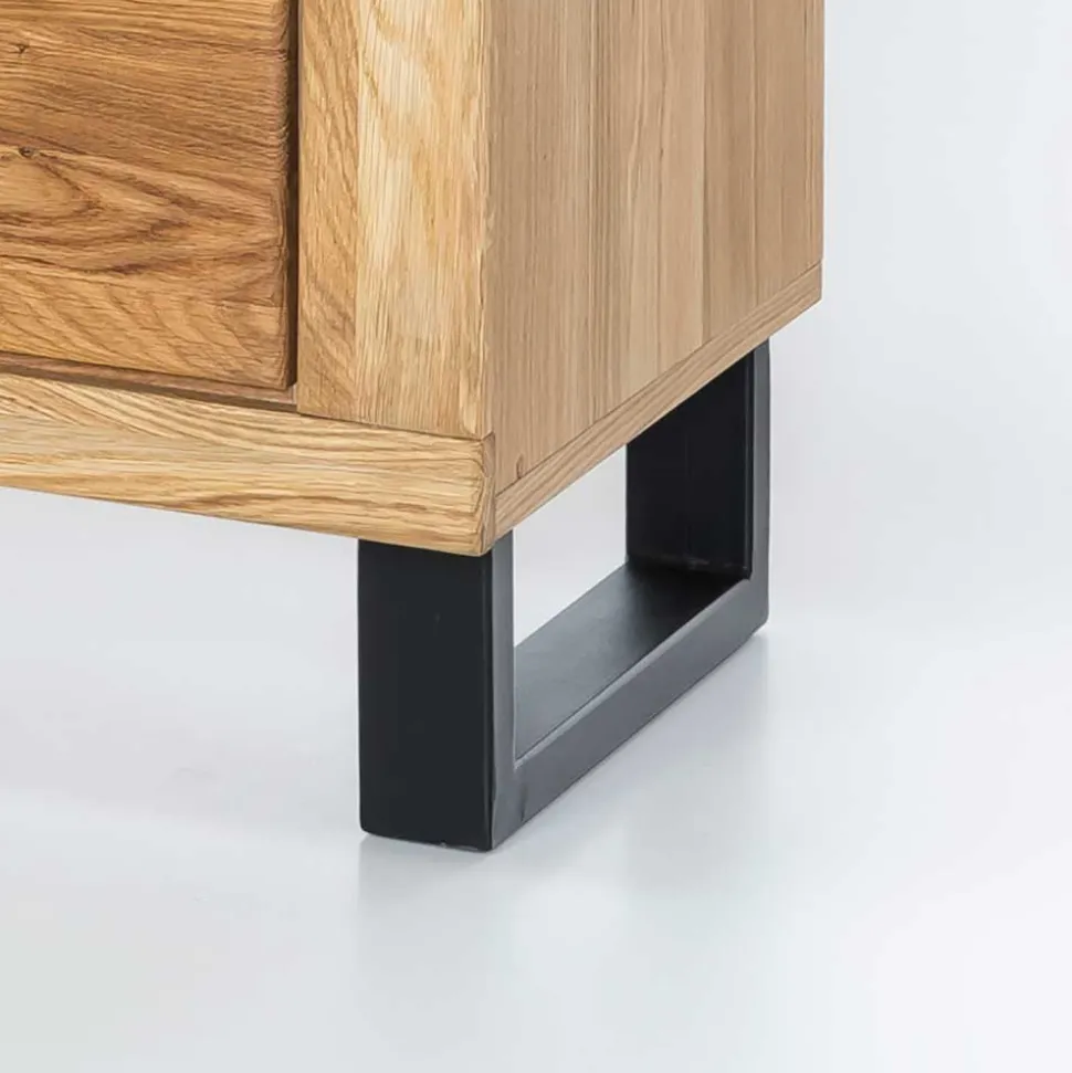 Loft TV Unterschrank in Wildeiche teilmassiv - Arello