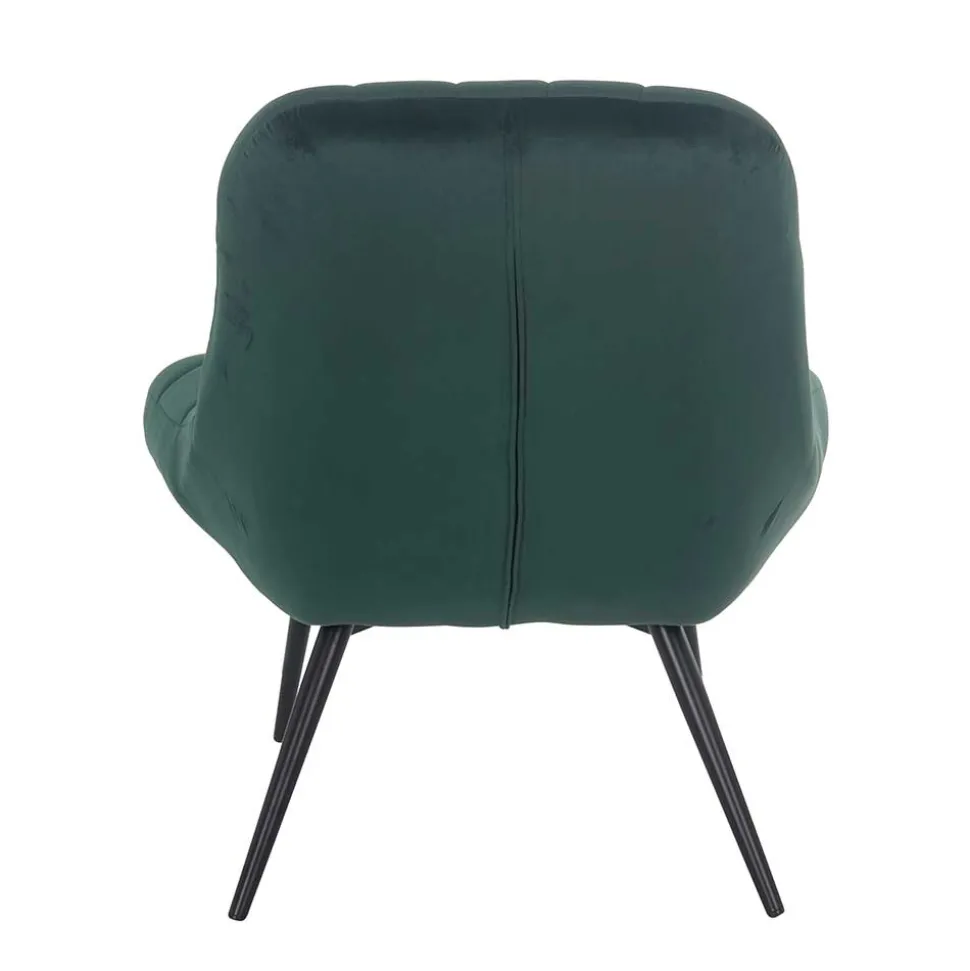 Lounge Samtstuhl in Dunkelgrün - Tomjan