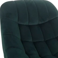 Lounge Samtstuhl in Dunkelgrün - Tomjan