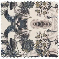 Lounge Sessel aus Samt mit floralem Dessin - Rosco