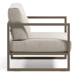 Lounge Sessel in Hellgrau & Dunkelgrün - Turkeni