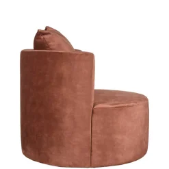 Lounge Sessel in Rost Braun - Plane