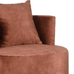 Lounge Sessel in Rost Braun - Plane
