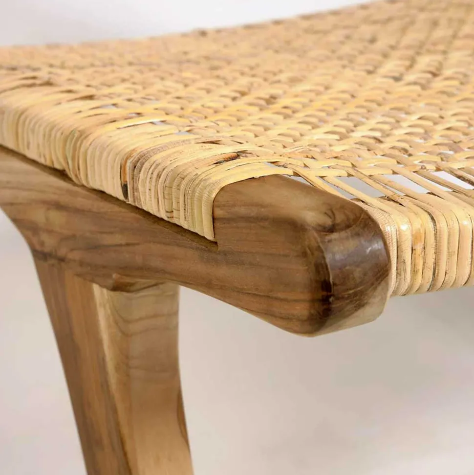 Lounge Stuhl aus Geflecht Rattan - Rimorio