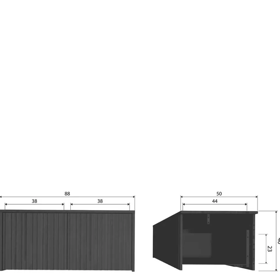 Lowboard in Eiche Natur - Banyo