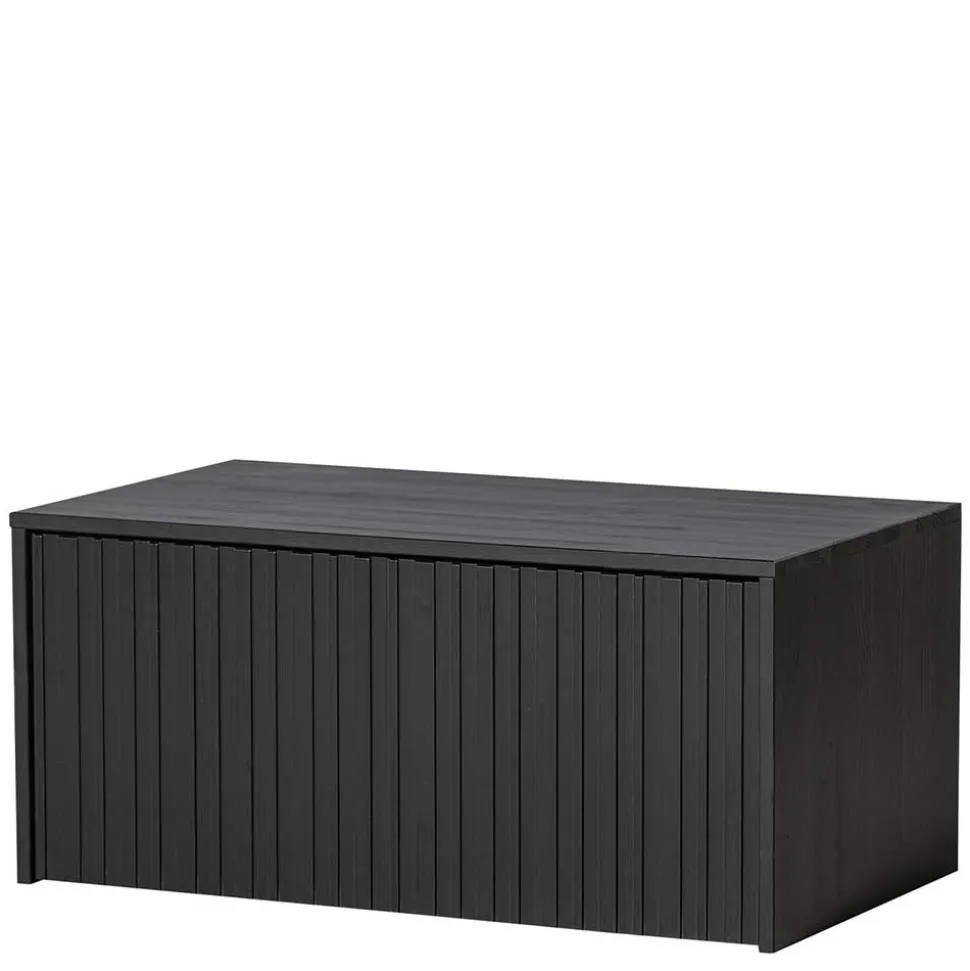 Lowboard in Schwarz Kiefer - Gelvins