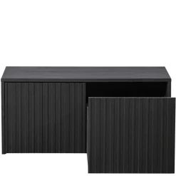 Lowboard in Schwarz Kiefer - Gelvins