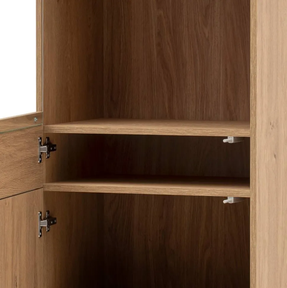 Lowboard und Vitrine Set - Jaskin (zweiteilig)