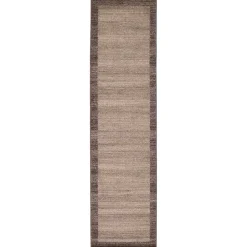 Läufer Teppich in Hellbraun - Halling