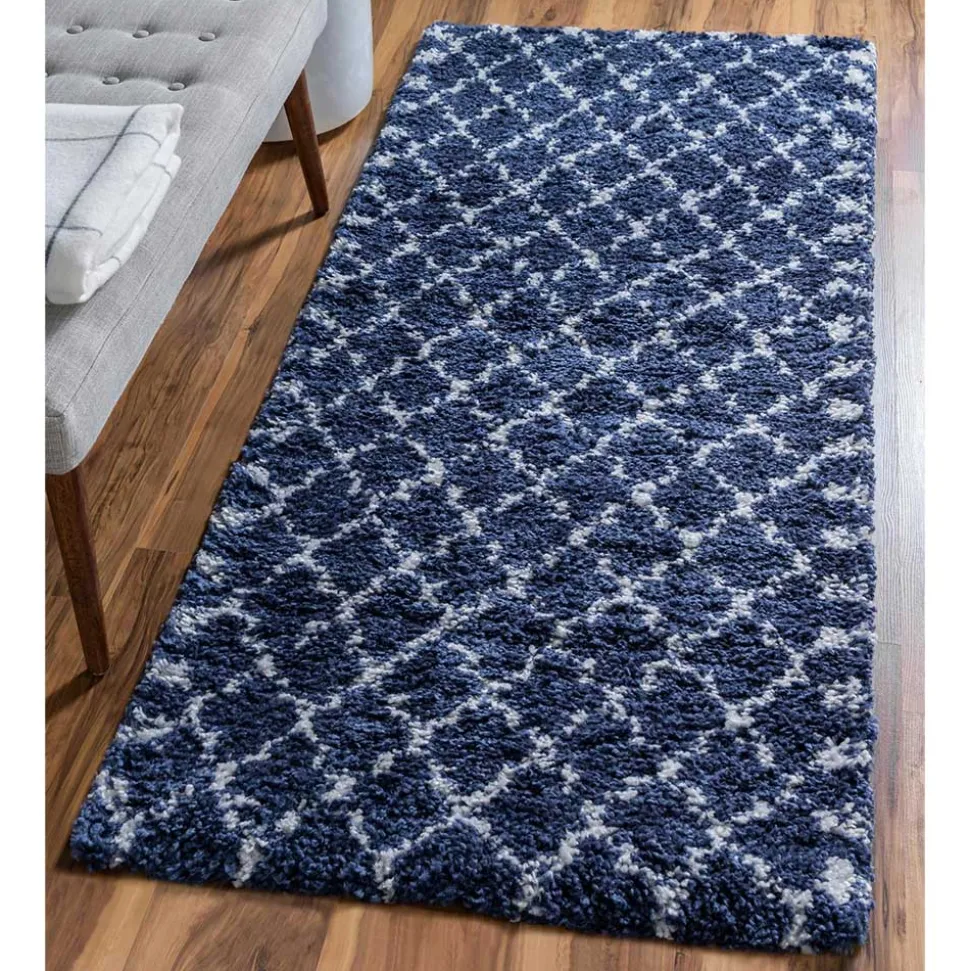 Läufer Teppich mit Hochflor in fünf Größen - Prima