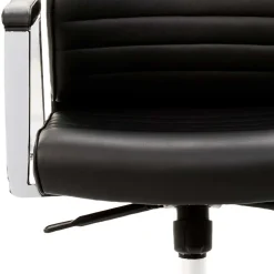 Luxus Bürostuhl aus Echtleder Schwarz - Dario