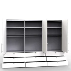 3m Schlafzimmerschrank mit neun Schubladen - Rativian