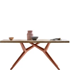 Mangoholz Essenstisch mit Eisengestell - Cemza