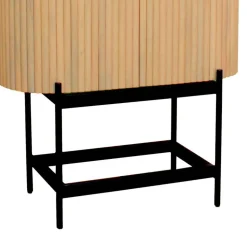 Mangoholz Schrank in Lamellenoptik - Dorian