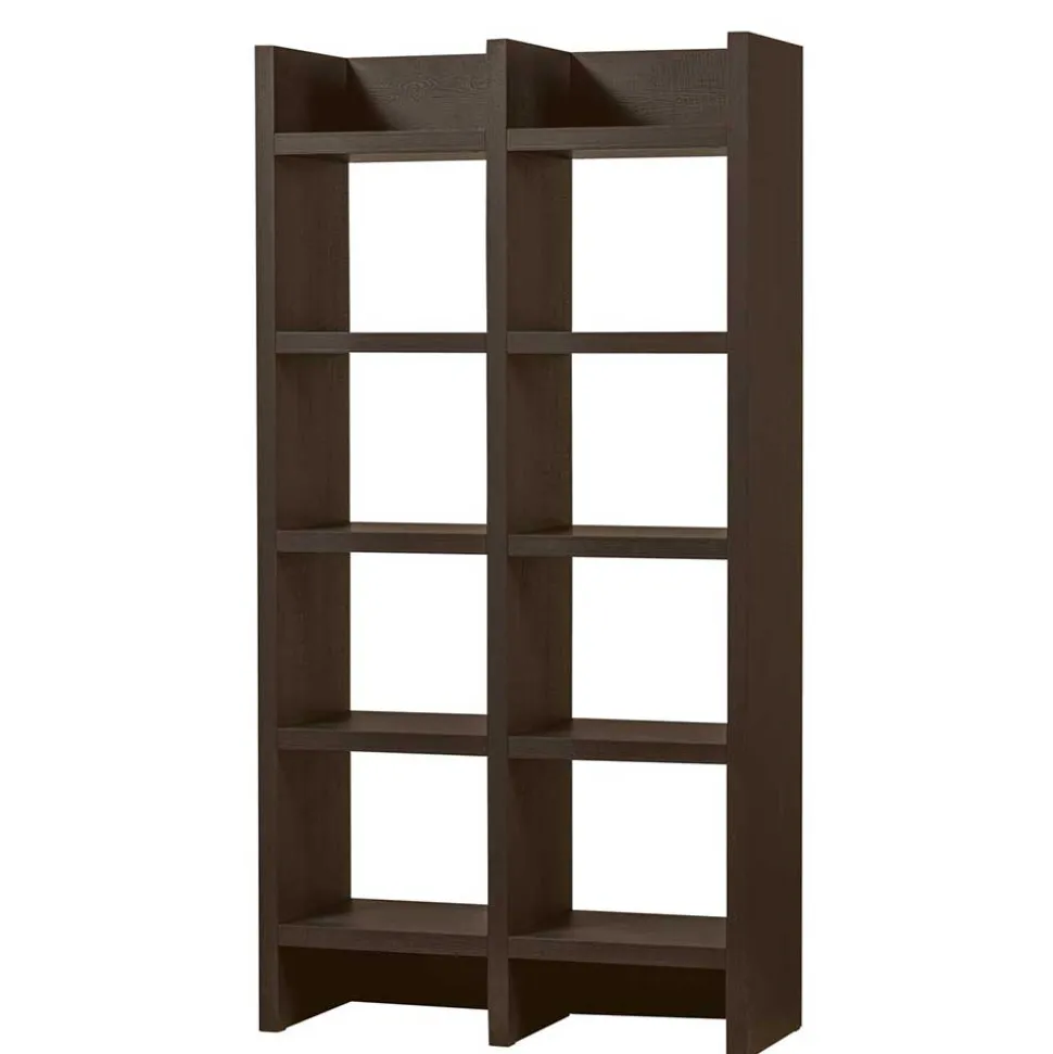 Markantes Standregal in Dunkelbraun - Belpasso