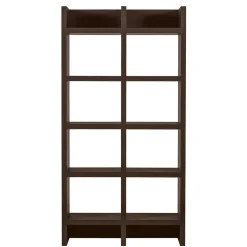 Markantes Standregal in Dunkelbraun - Belpasso