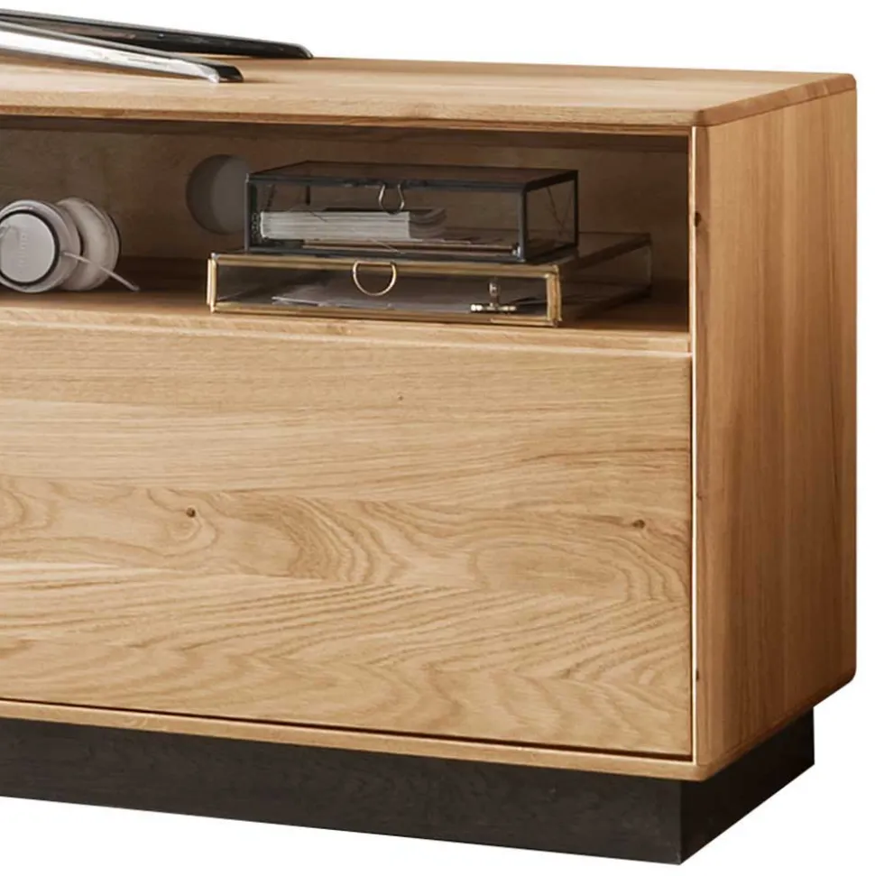 Massive Wohnzimmereinrichtung mit LED - Xeddos (dreiteilig)