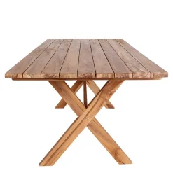 Massiver Gartentisch aus Teak Recyclingholz - Mailandro