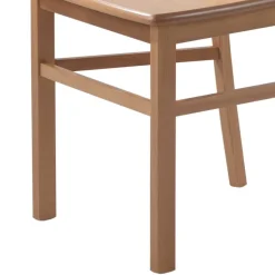 Massiver Landhausstuhl aus Buche in Natur - Evillar