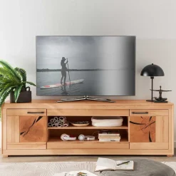 Massives TV-Board aus geölter Kernbuche - Sarosca