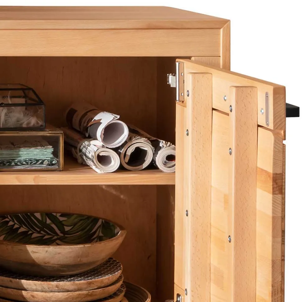 Massives TV-Board aus geölter Kernbuche - Sarosca