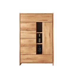 Massivholz Brotschrank Salomonia aus Kernbuche geölt