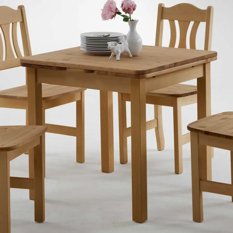 Massivholz Essgruppe Laticosia aus Kiefer (fünfteilig)