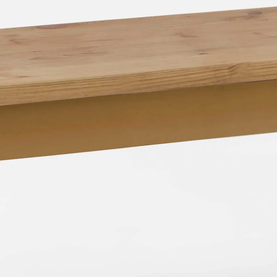 Massivholz Esstischbank in Kiefer Laugenfarbig - Bowie