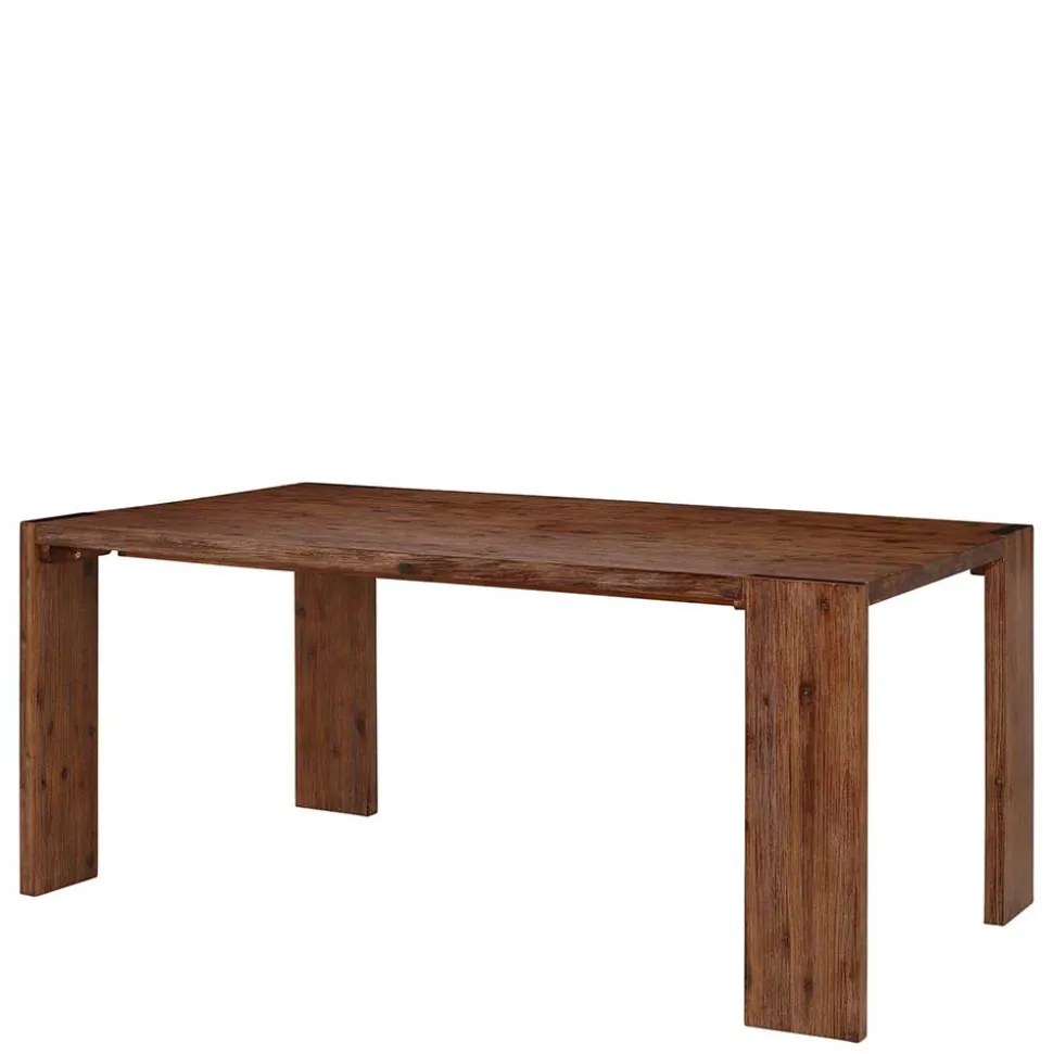 Massivholz Esszimmertisch aus Akazie Braun - Work