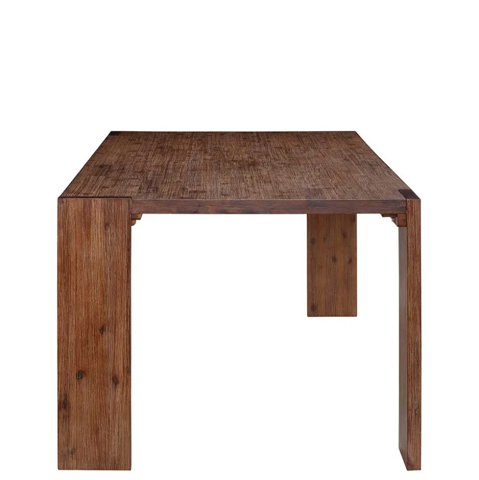 Massivholz Esszimmertisch aus Akazie Braun - Work