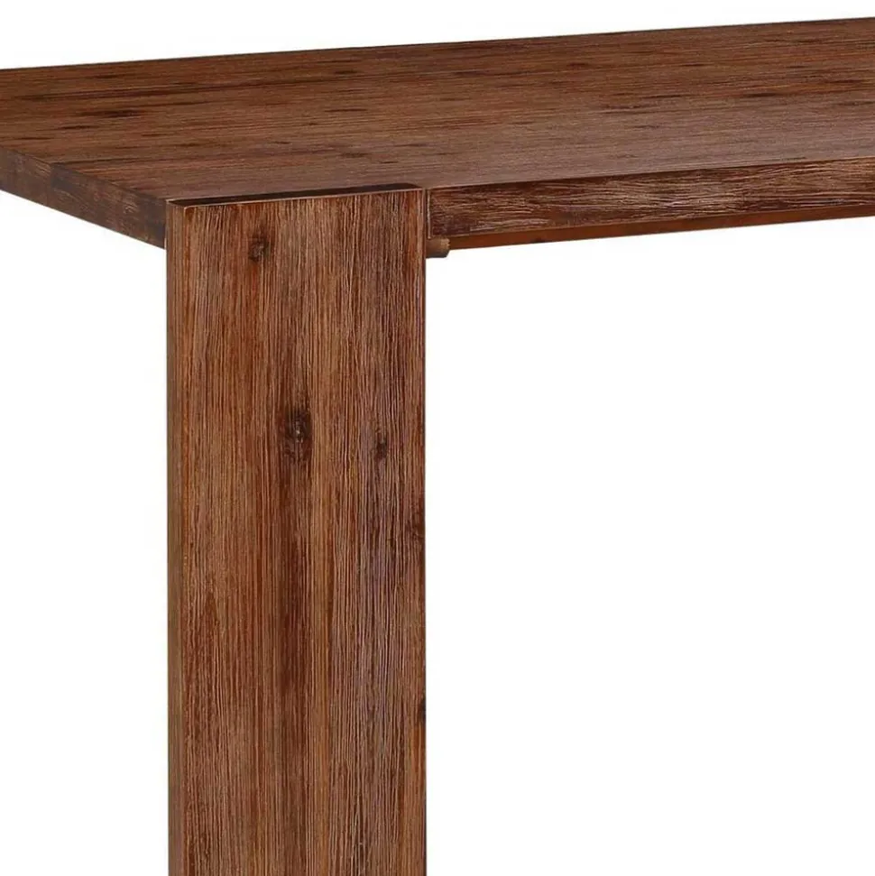 Massivholz Esszimmertisch aus Akazie Braun - Work