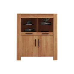 Massivholz Highboard Mosniak aus Kernbuche geölt