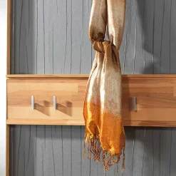 Massivholz Hängegarderobe Coestra aus Kernbuche (zweiteilig)