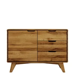 Massivholz Kombi-Kommode in Natur geölt - Eavy I
