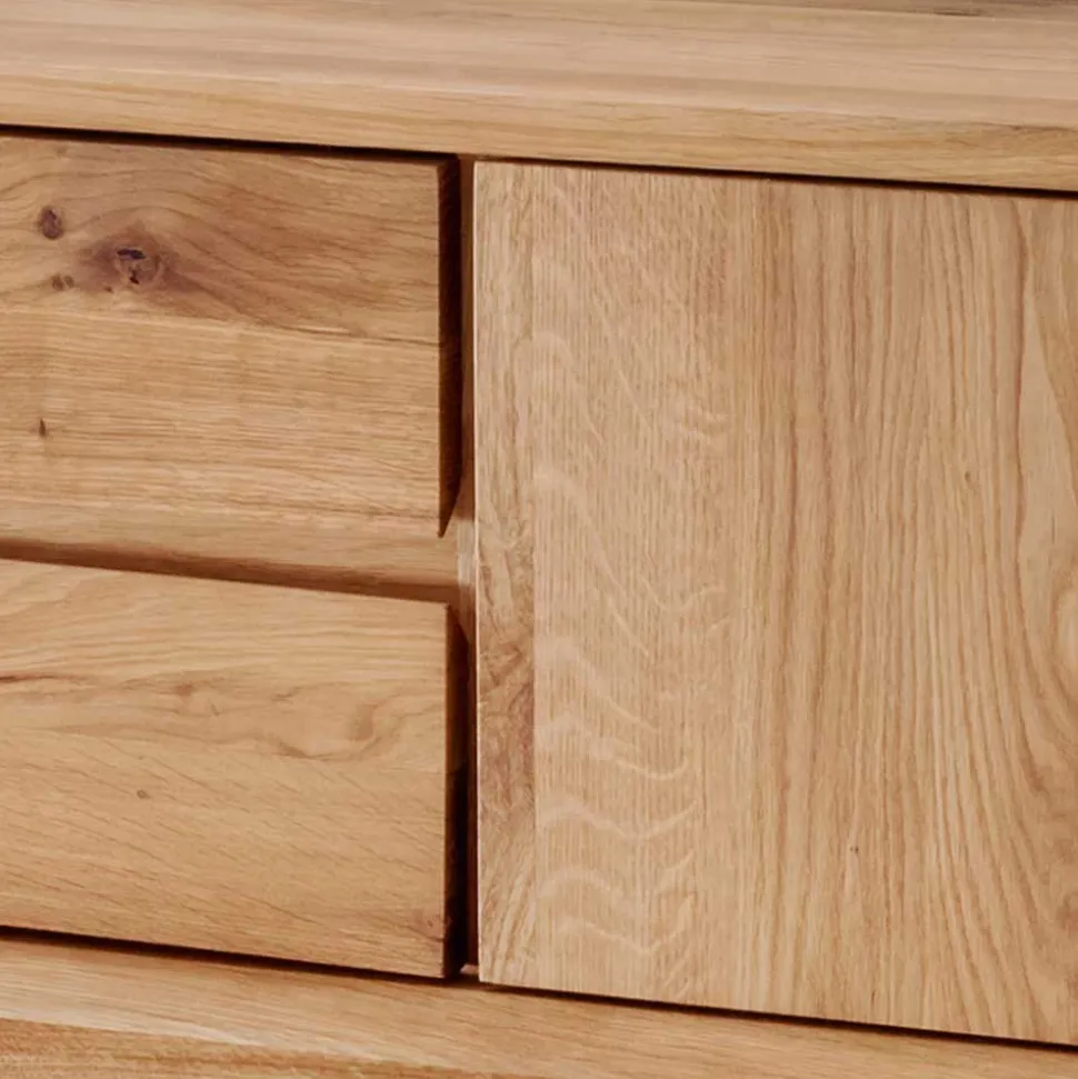 Massivholz Lowboard für TV 180x50x50 cm - Lampione