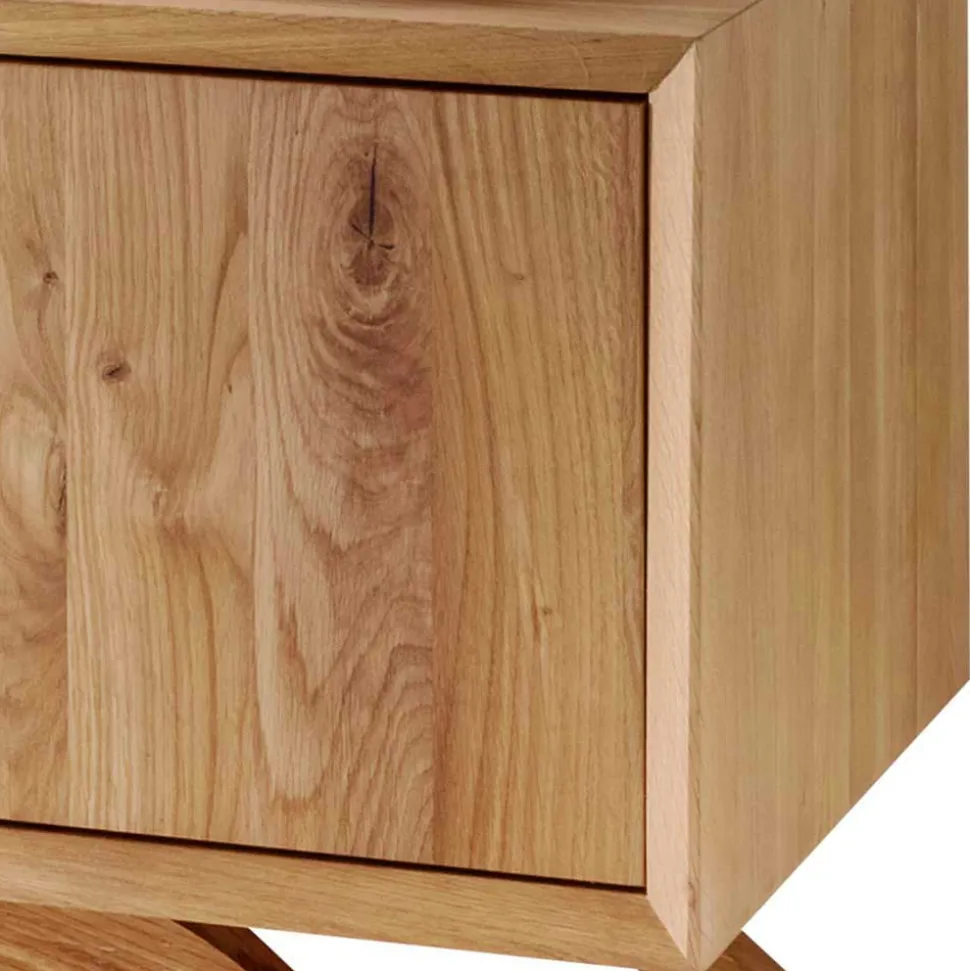 Massivholz Lowboard für TV 180x50x50 cm - Lampione