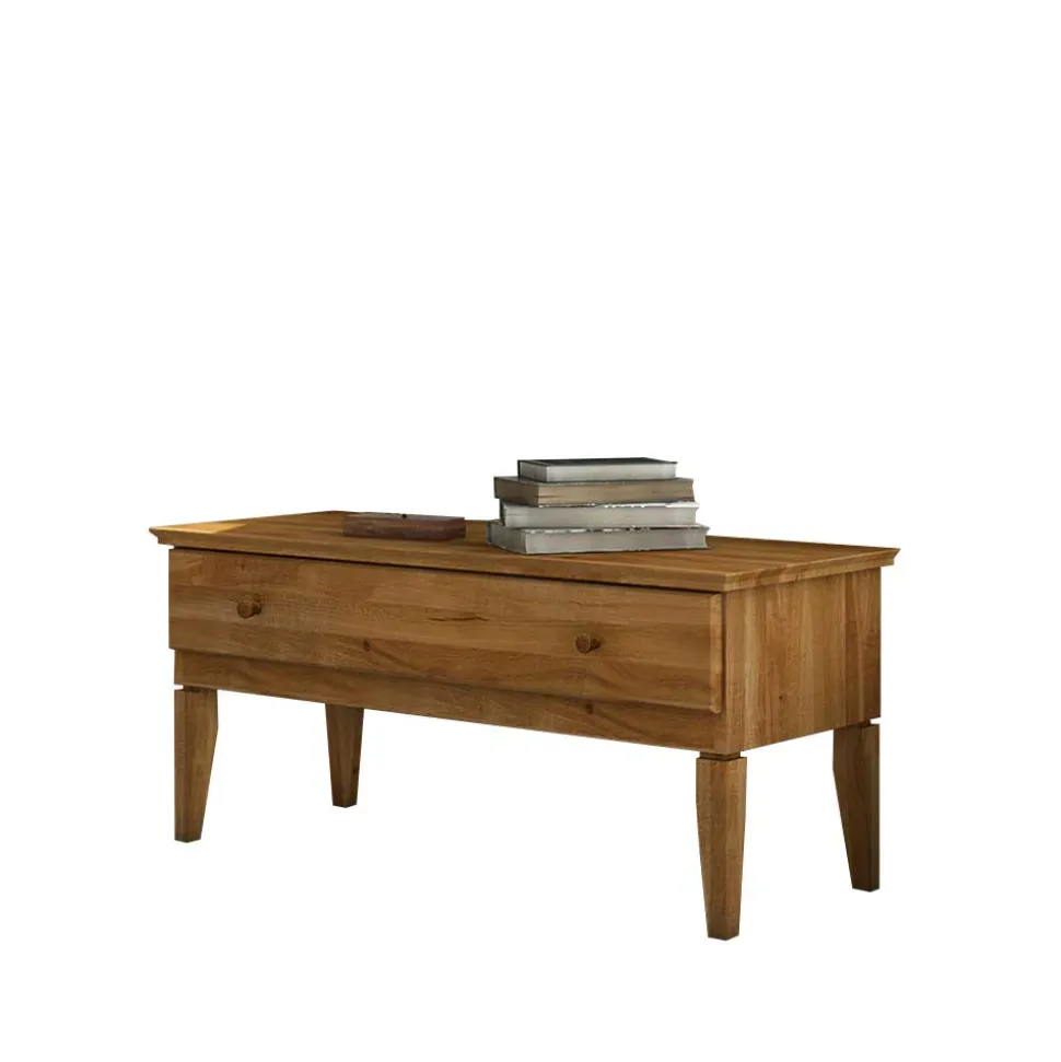 Massivholz Lowboard Masdamos aus Wildeiche geölt