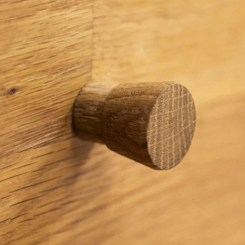 Massivholz Lowboard Masdamos aus Wildeiche geölt