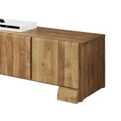 Massivholz Lowboard Vaskov aus Wildeiche geölt