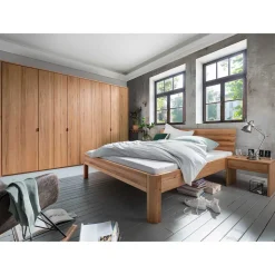 Massivholz Schlafzimmer komplett - Izmaldon (vierteilig)