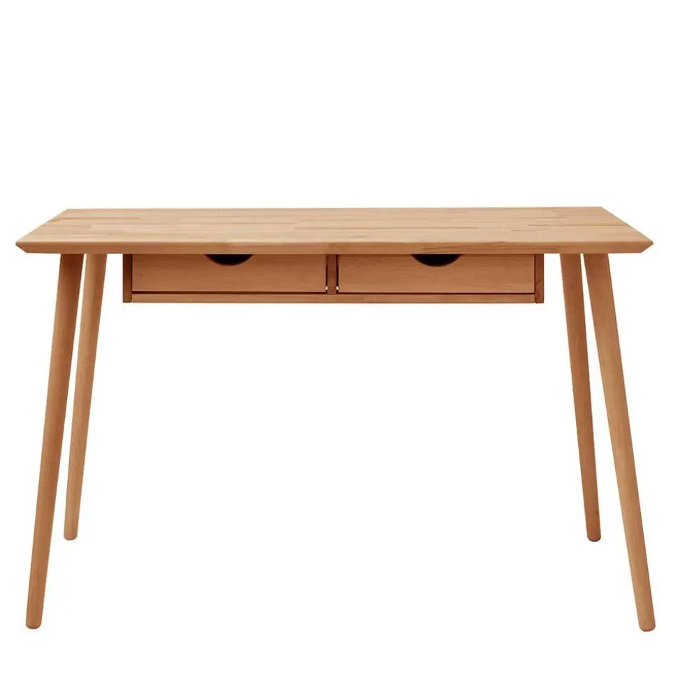 Massivholz Schreibtisch im Skandinavischen Stil - Oventa