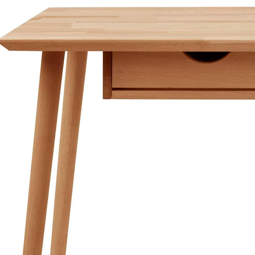 Massivholz Schreibtisch im Skandinavischen Stil - Oventa