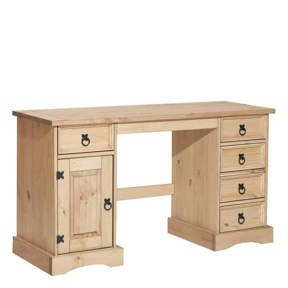 Massivholz Schreibtisch Landhaus Mexiko - Jardino
