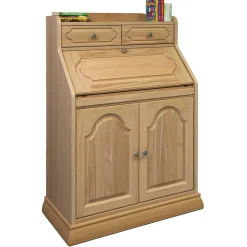 Massivholz Sekretär aus Eiche geölt - Catuella