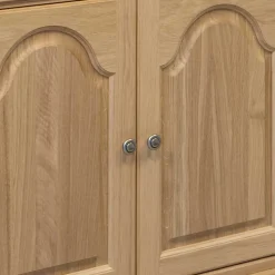 Massivholz Sekretär aus Eiche geölt - Catuella