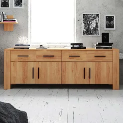Massivholz Sideboard Mosniak aus Kernbuche geölt