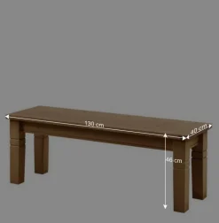 Massivholz Sitzbank Piatra aus Kiefer