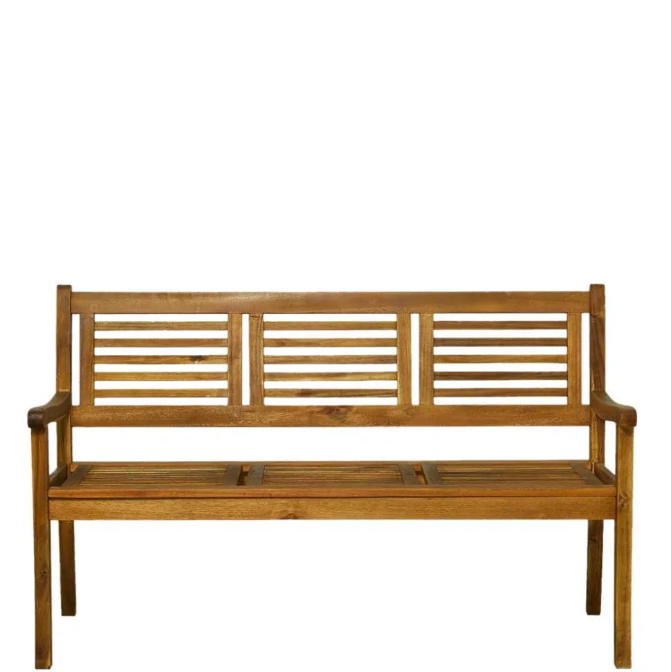 Massivholz Tischgruppe oval - Eliva (vierteilig)