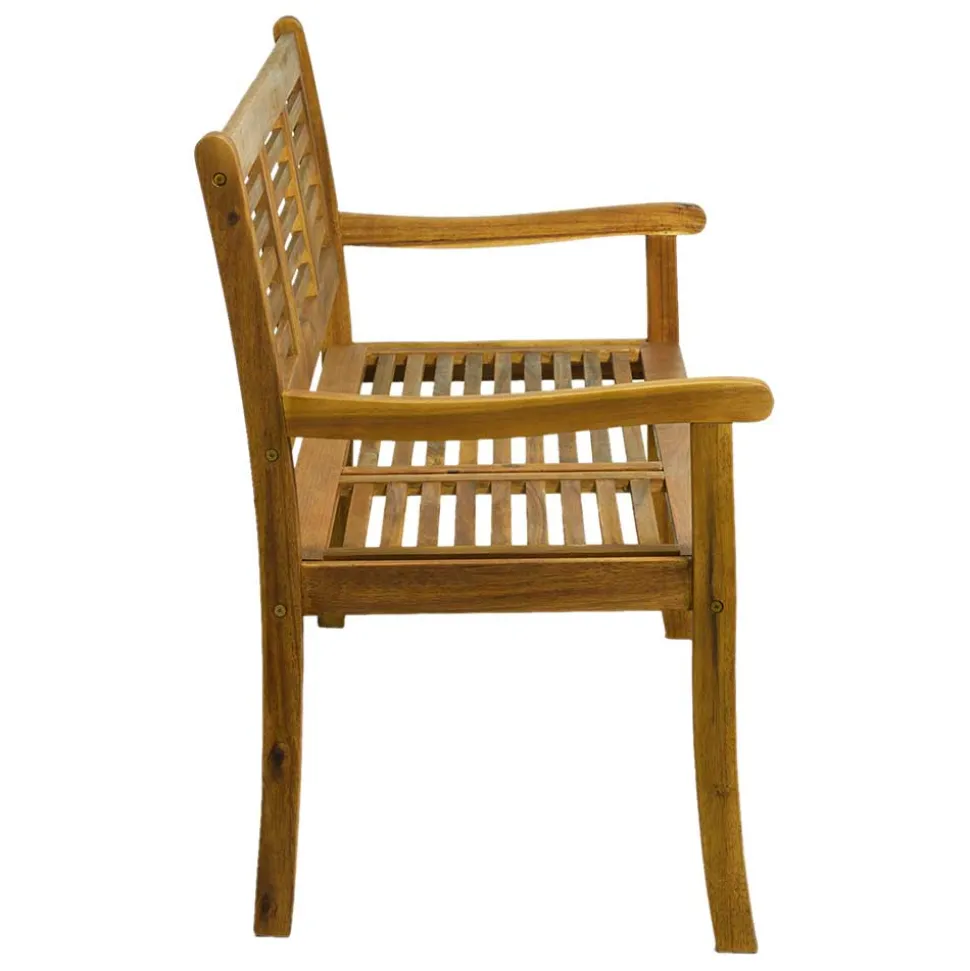 Massivholz Tischgruppe oval - Eliva (vierteilig)